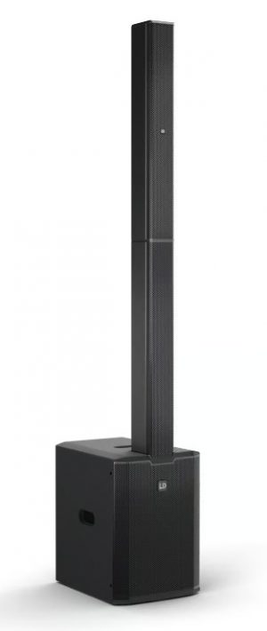 LD-Systems Maui 28 G3 Mix schwarz -Kompaktes Cardioid S&auml;ulen PA System mit Digital-Mixer